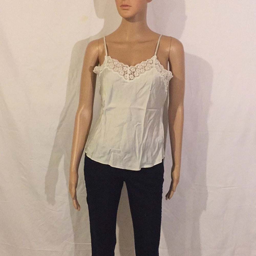 NWOT 100% Silk Lace Cami - Picture 3 of 8
